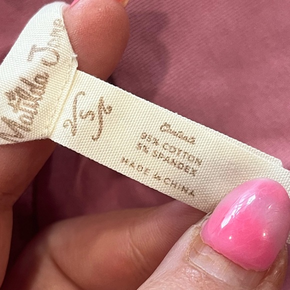 Matilda Jane Big Ruffle Crop Pants Pull On Stretch Wide Leg Trousers Pink Small - Picture 4 of 5